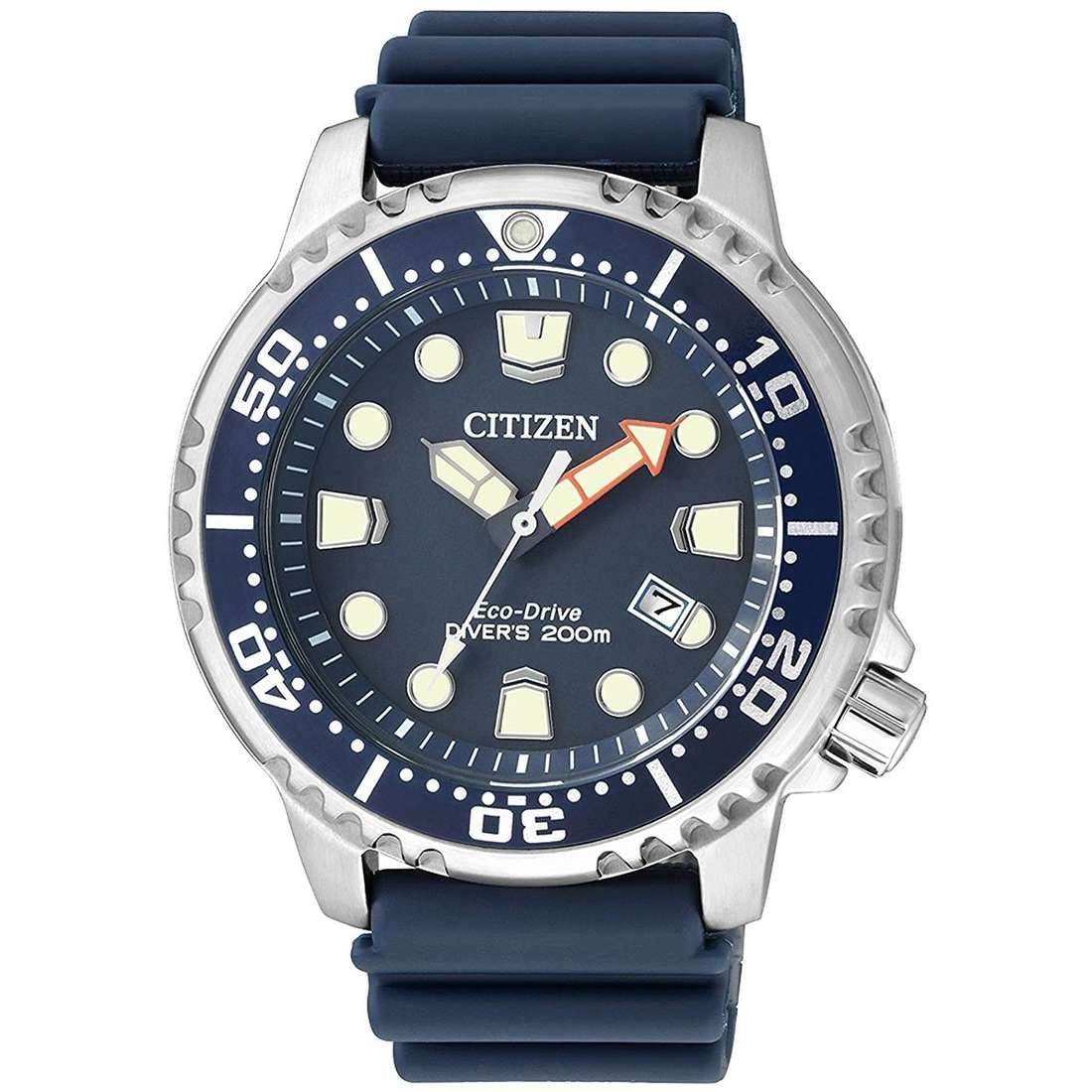 Orologio Uomo Eco drive  Citizen Promaster Cinturino Gomma BN0151-17L